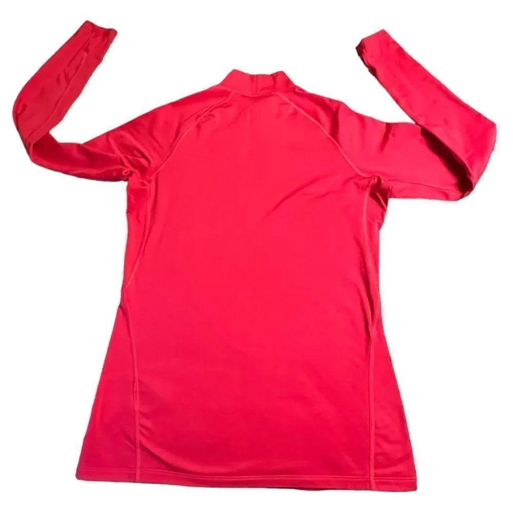Nike deep pink Therma fit turtle neck